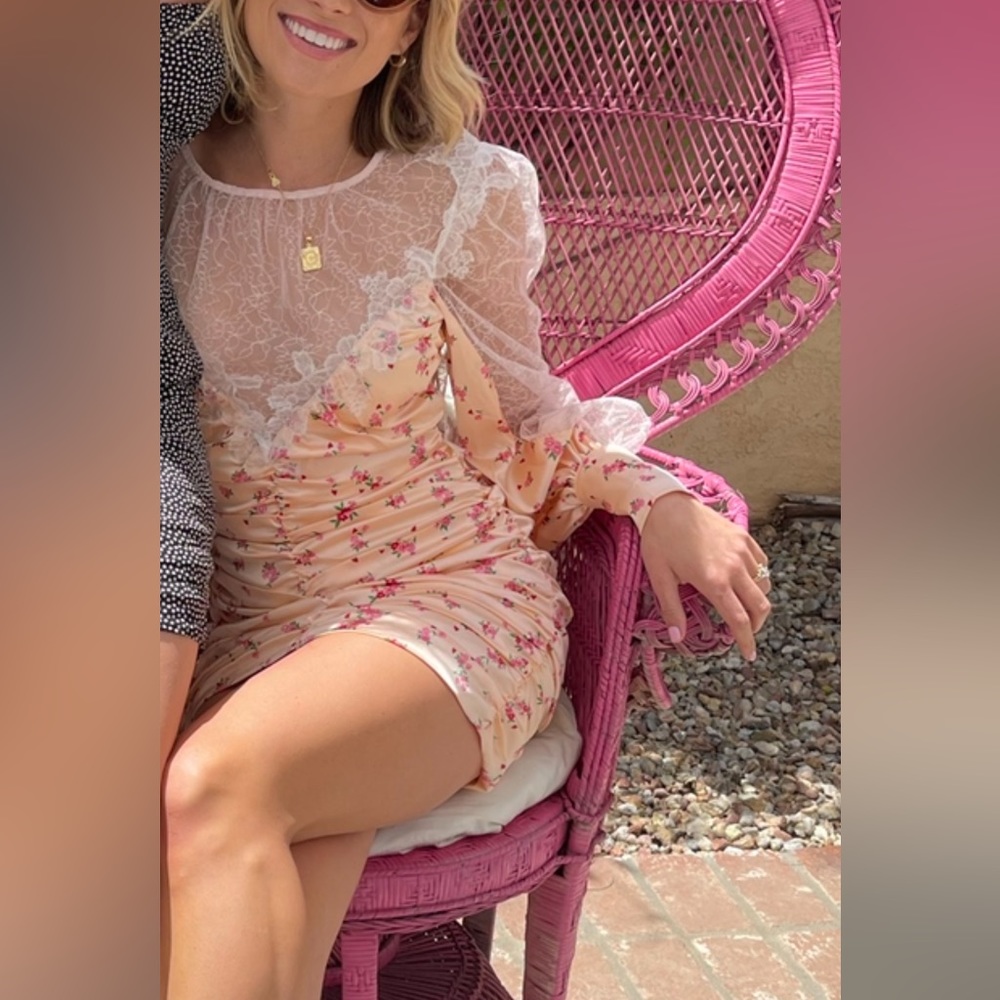 For love and lemons lace bridal dress. Worn once